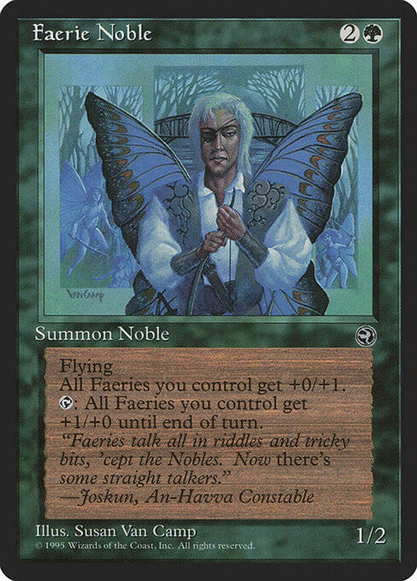 Magic : The Gathering (MTG) : Faerie Noble (Homelands (HML)) - R