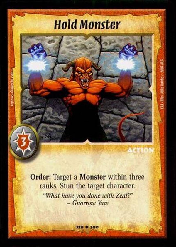 Warlord Saga of the Storm : Hold Monster - U - C2A