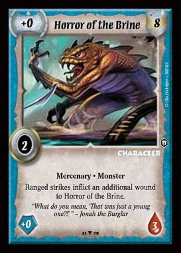 Warlord Saga of the Storm : Horror of the Brine (SD)