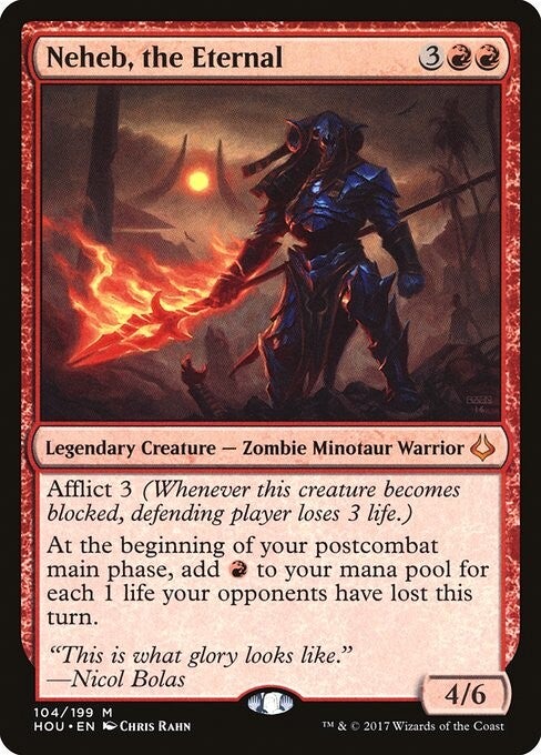 Magic : The Gathering (MTG) : Neheb, the Eternal (Hour of Devastation (HOU)) - M