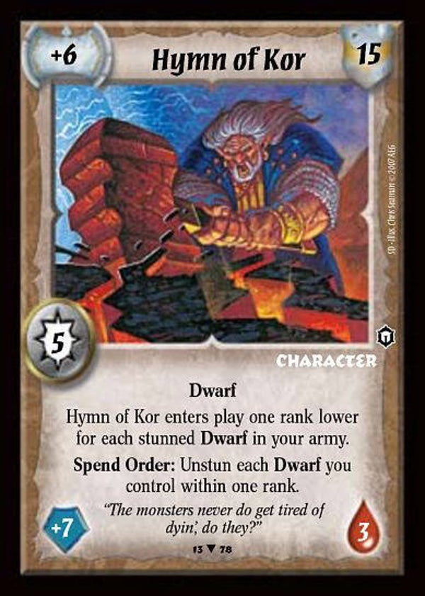 Warlord Saga of the Storm : Hymn of Kor (SD)