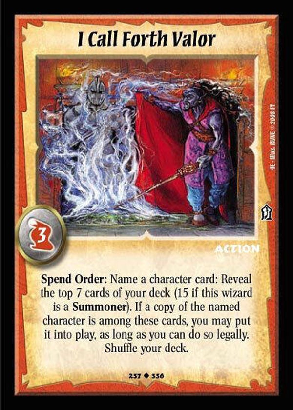 Warlord Saga of the Storm : I Call Forth Valor - U - 4E