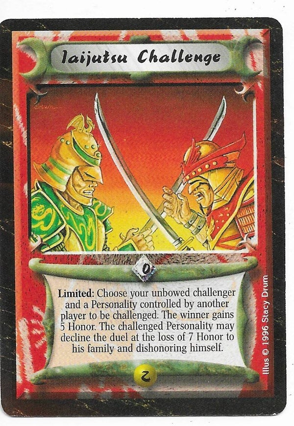 L5R : STRATEGY : Iaijutsu Challenge (Time of the Void R.C. (ToV)) - "FIXED REPRINT"