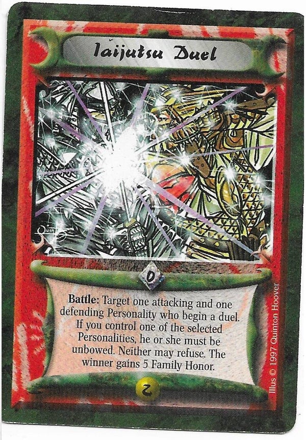 L5R : STRATEGY : Iaijutsu Duel (Crimson and Jade R.C. (CaJ)) - "FIXED REPRINT"