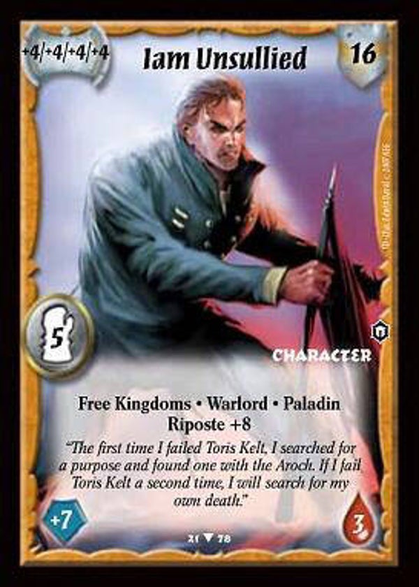 Warlord Saga of the Storm : Iam Unsullied (SD)