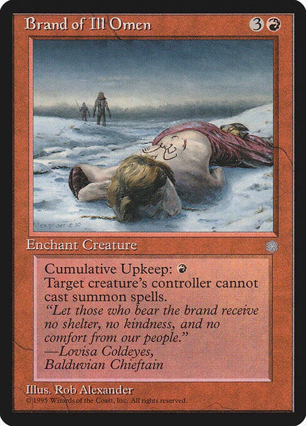 Magic : The Gathering (MTG) : Brand of Ill Omen (Ice Age (ICE)) - R