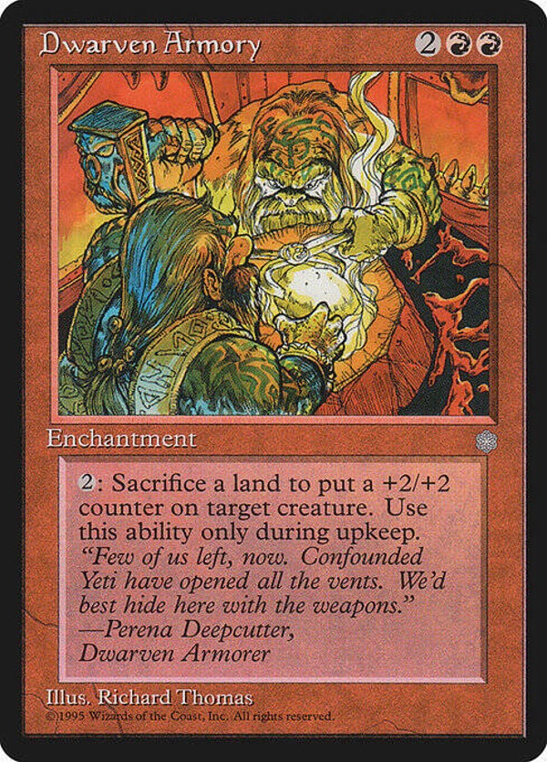 Magic : The Gathering (MTG) : Dwarven Armory (Ice Age (ICE)) - R