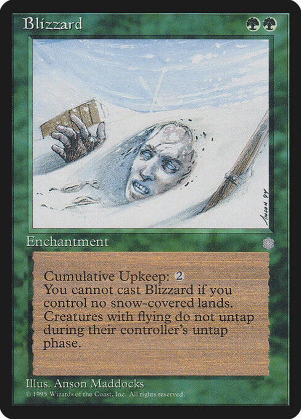 Magic : The Gathering (MTG) : Blizzard (GLOSSY Ice Age (ICEGL)) - R