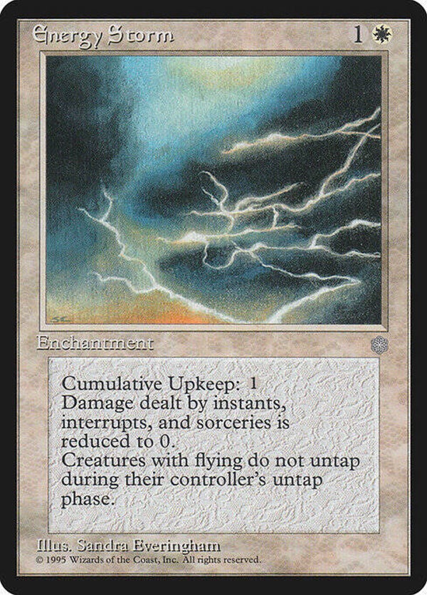 Magic : The Gathering (MTG) : Energy Storm (GLOSSY Ice Age (ICEGL)) - R (SPLD-PLD)