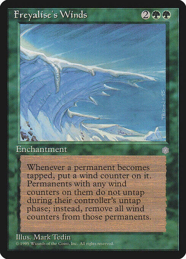 Magic : The Gathering (MTG) : Freyalise's Winds (GLOSSY Ice Age (ICEGL)) - R