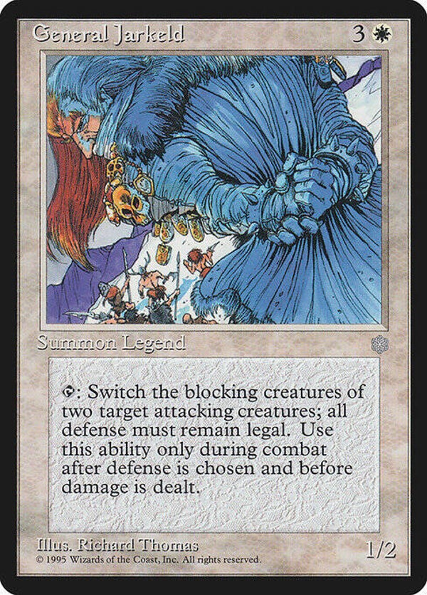 Magic : The Gathering (MTG) : General Jarkeld (GLOSSY Ice Age (ICEGL)) - R