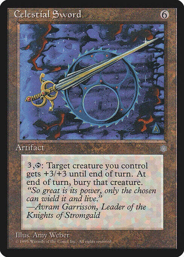 Magic : The Gathering (MTG) : Celestial Sword (Ice Age (ICE)) - R