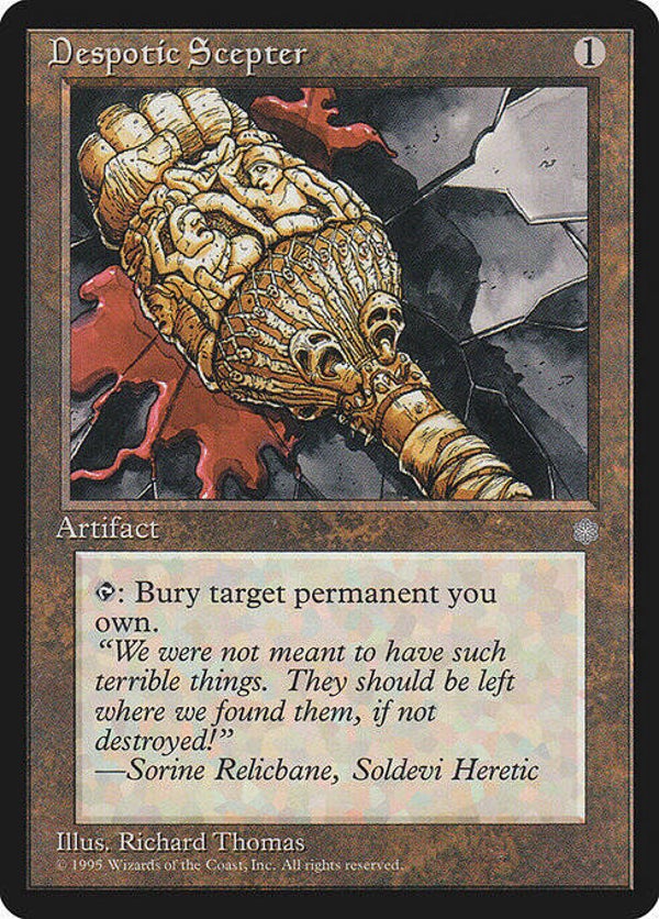 Magic : The Gathering (MTG) : Despotic Scepter (Ice Age (ICE)) - R
