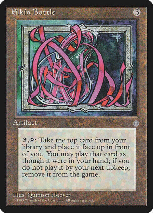Magic : The Gathering (MTG) : Elkin Bottle (GLOSSY Ice Age (ICEGL)) - R (SPLD+)