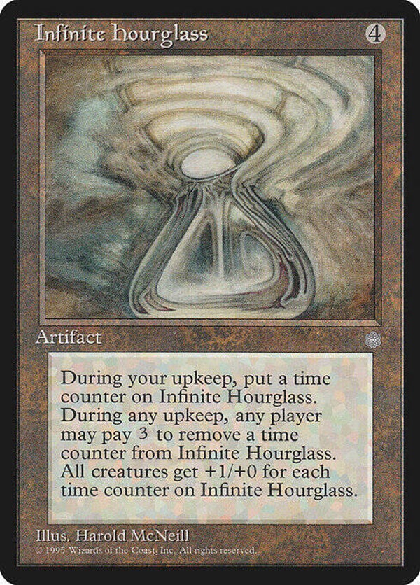 Magic : The Gathering (MTG) : Infinite Hourglass (GLOSSY Ice Age (ICEGL)) - R (SPLD-PLD)