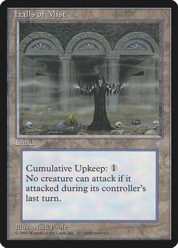 Magic : The Gathering (MTG) : Halls of Mist (GLOSSY Ice Age (ICEGL)) - R  (SPLD-PLD)
