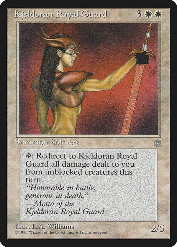 Magic : The Gathering (MTG) : Kjeldoran Royal Guard (Ice Age (ICE)) - R