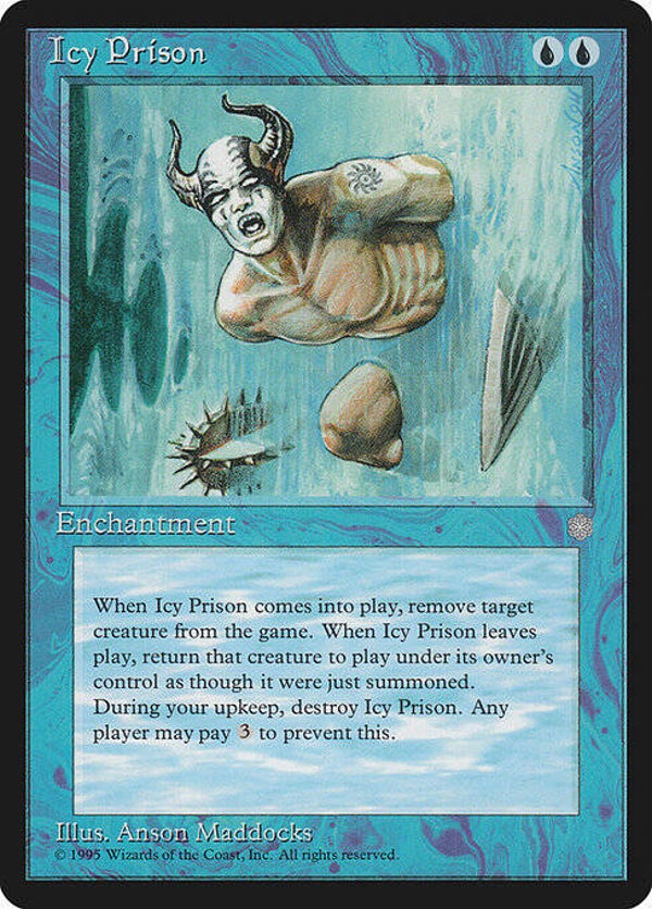 Magic : The Gathering (MTG) : Icy Prison (GLOSSY Ice Age (ICEGL)) - R