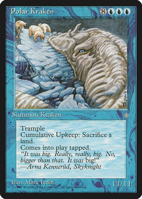 Magic : The Gathering (MTG) : Polar Kraken (Ice Age (ICE)) - R