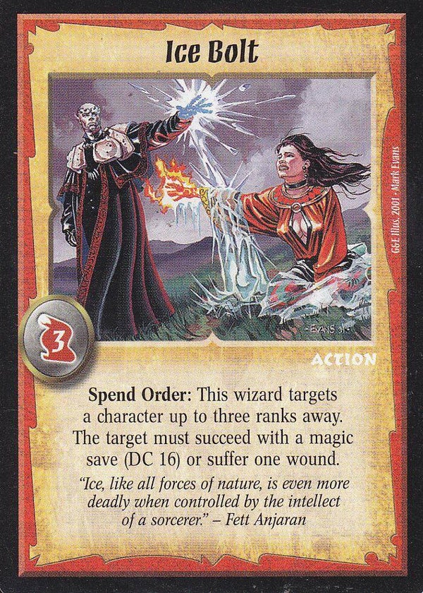 Warlord Saga of the Storm : Ice Bolt (G&E Deck special)