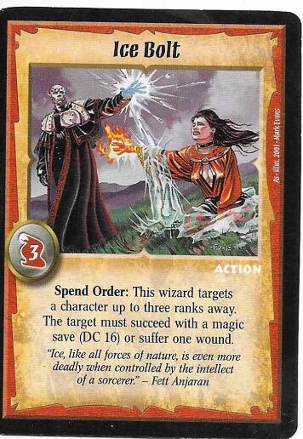 Warlord Saga of the Storm : Ice Bolt (BK Deck special)