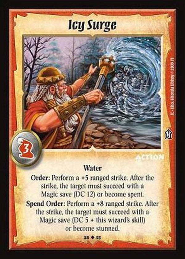 Warlord Saga of the Storm : Icy Surge (FOIL) - TC