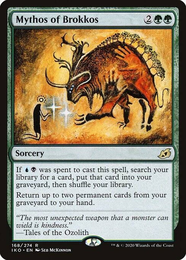 Magic the Gathering (MTG) : Mythos of Brokkos (Ikoria: Lair of Behemoths (IKO)) - R
