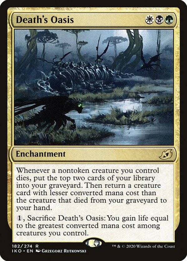 Magic the Gathering (MTG) : Death's Oasis (Ikoria: Lair of Behemoths (IKO)) - R
