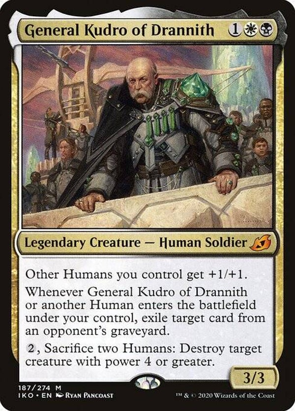 Magic : The Gathering (MTG) : General Kudro of Drannith (Ikoria: Lair of Behemoths (IKO)) - M