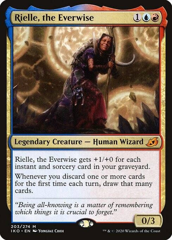 Magic : The Gathering (MTG) : Rielle, the Everwise (Ikoria: Lair of Behemoths (IKO)) - M
