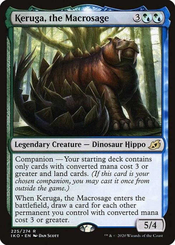 Magic the Gathering (MTG) : Keruga, the Macrosage (Ikoria: Lair of Behemoths (IKO)) - R