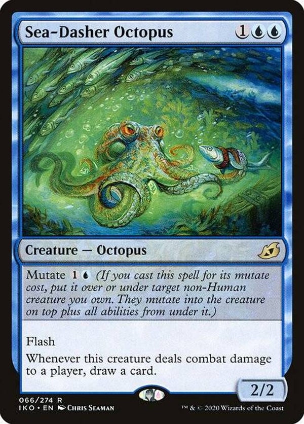 Magic the Gathering (MTG) : Sea-Dasher Octopus (Ikoria: Lair of Behemoths (IKO)) - R