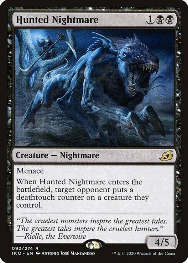 Magic the Gathering (MTG) : Hunted Nightmare (Ikoria: Lair of Behemoths (IKO)) - R
