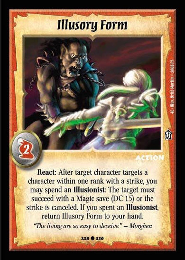 Warlord Saga of the Storm : Illusory Form - C - 4E