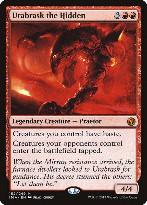 Magic : The Gathering (MTG) : Urabrask the Hidden (Iconic Masters (IMA)) - M