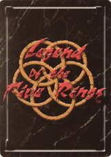 Legend of the Five Rings (L5R) CCG back pic