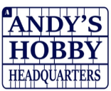 Andy's Hobby headquarters logo pic