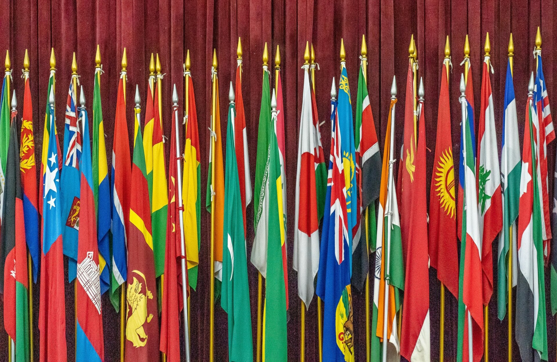 drapeau diverses nations pic