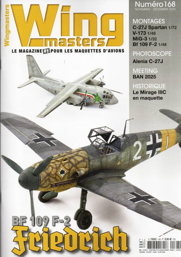 Magazine : WINGMASTERS : Numéro 168 (Novembre 2025).