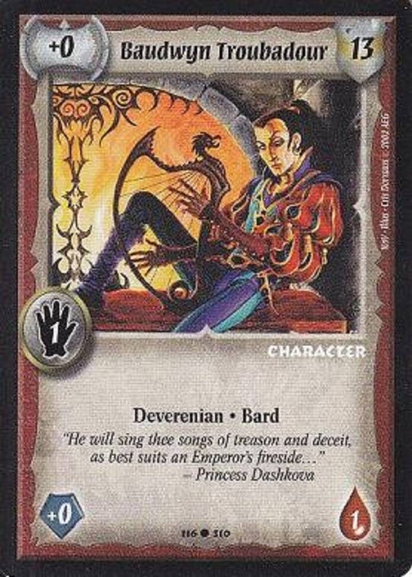 Warlord Saga of the Storm : Baudwyn Troubadour (NOV Deck special)