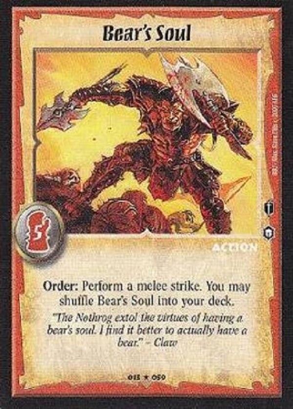 Warlord Saga of the Storm : Bear's Soul - R - BB2