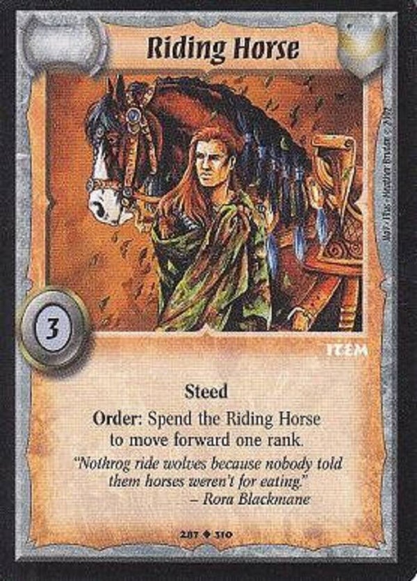 Warlord Saga of the Storm : Riding Horse (NOV Deck special)