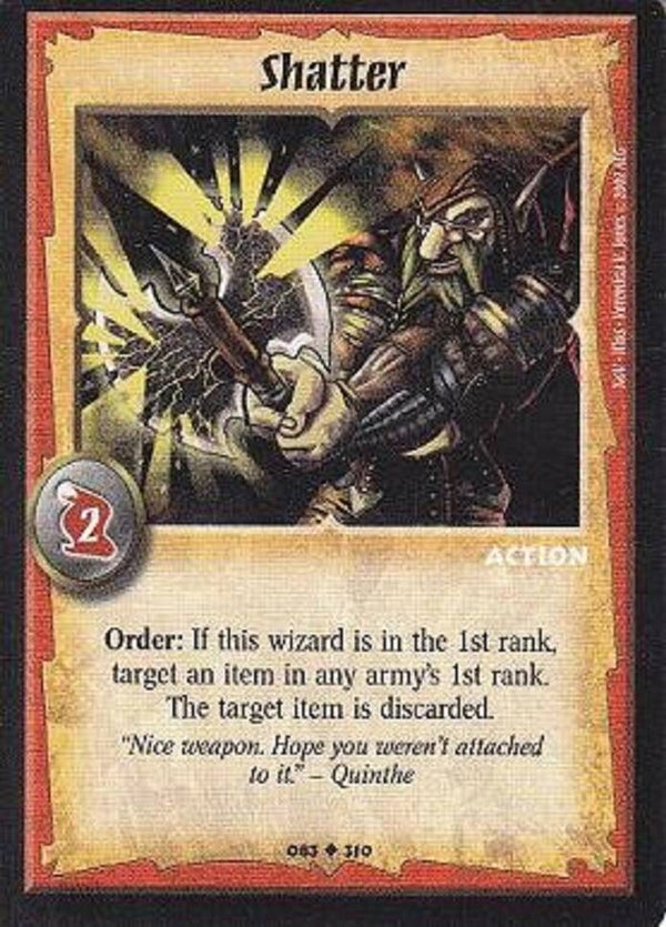 Warlord Saga of the Storm : Shatter (NOV Deck special)