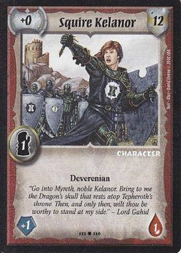 Warlord Saga of the Storm : Squire Kelanor (NOV Deck special)