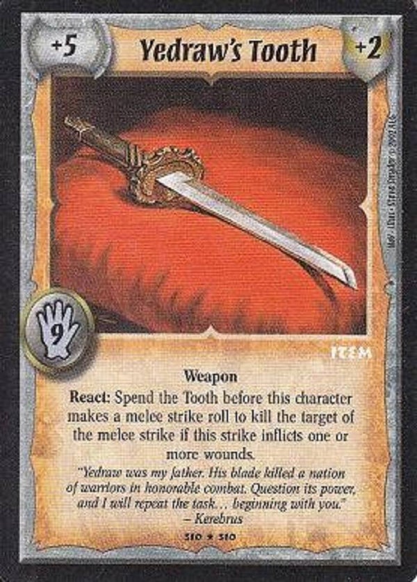 Warlord Saga of the Storm : Yedraw's Tooth (NOV Deck special)