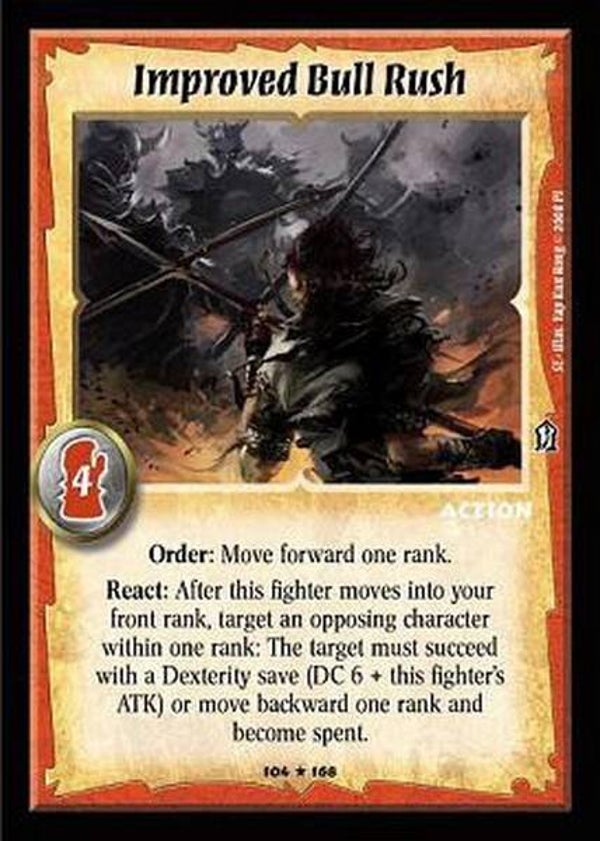 Warlord Saga of the Storm : Improved Bull Rush - R - (Shattered Empires) SE