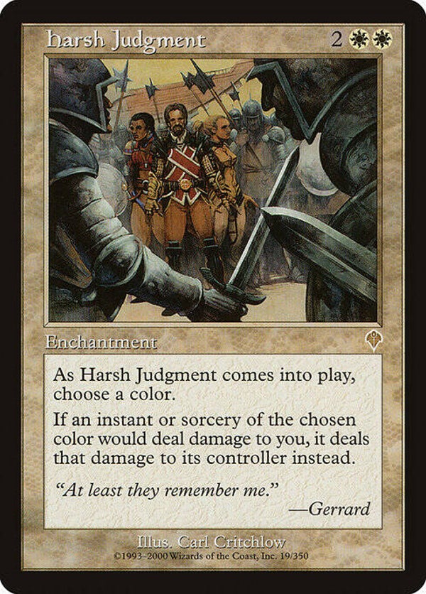 Magic : The Gathering (MTG) : Harsh Judgment (Invasion (INV)) - R