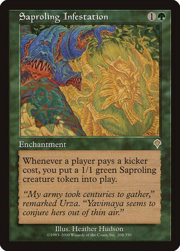 Magic : The Gathering (MTG) : Saproling Infestation (Invasion (INV)) - R