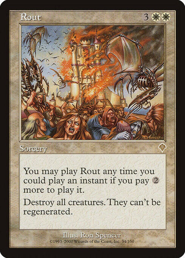 Magic : The Gathering (MTG) : Rout (Invasion (INV)) - R