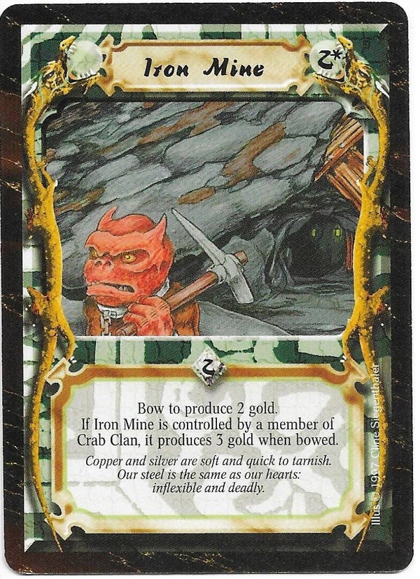 L5R : HOLDING : Iron Mine (Time of the Void R.C. (ToV)) - "FIXED REPRINT"